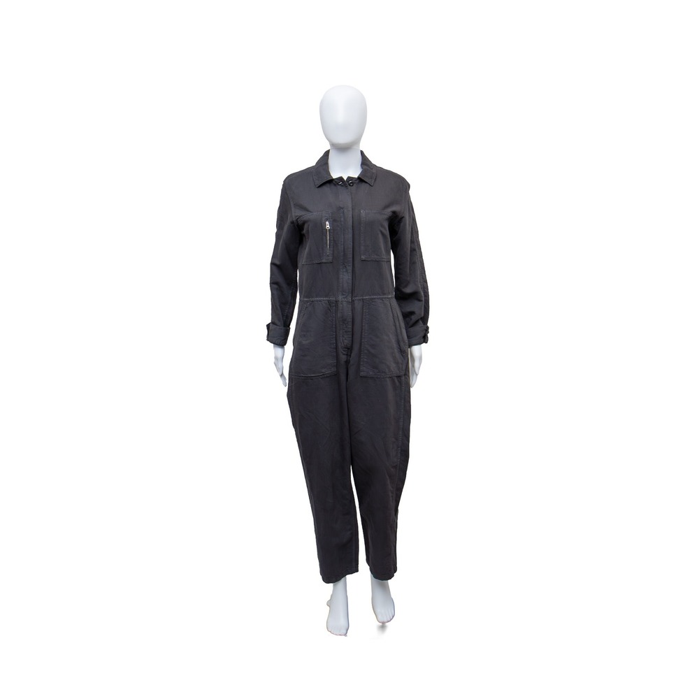 Outerknown Black Utility Coverall Jumpsuit Organic Cotton Womens Size S